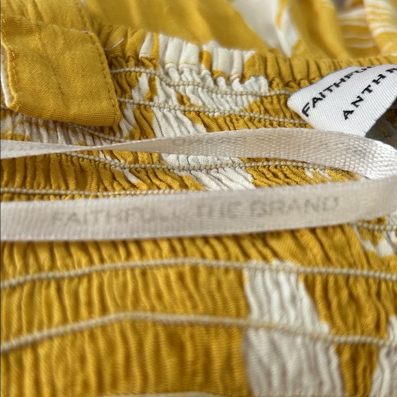 Faithful the Brand x Anthropologie Yellow Floral Jumpsuit - Picture 9 of 11